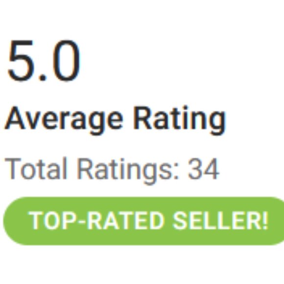 34, 5 Star Ratings! - Picture 1 of 1